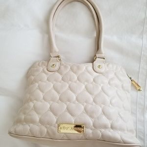 Betsey Johnson cream purse